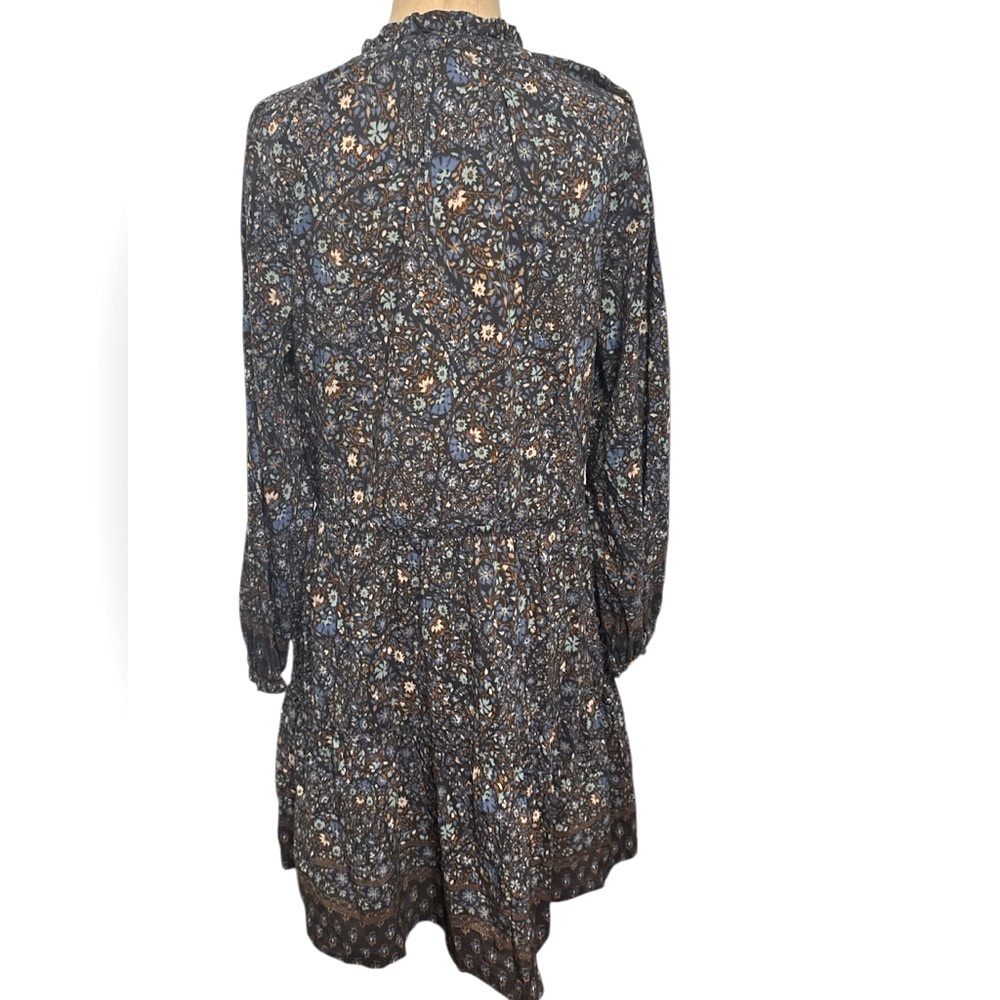Vineyard Vines Dark Blue Floral Fenwick Paisley Dress - Picture 3 of 5